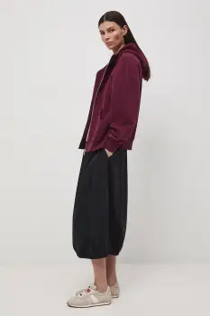 Medicine hanorac cu fermoar si gluga de dama imagine