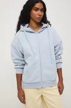 Medicine hanorac cu fermoar si gluga de femei imagine