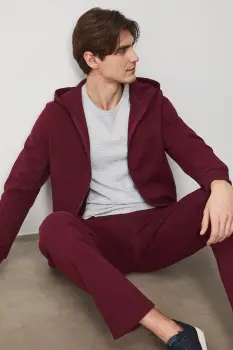 Medicine hanorac cu fermoar si gluga pentru barbati imagine