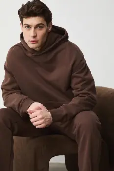 Medicine hanorac cu gluga pentru barbati, din bumbac imagine