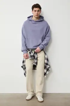 Medicine hanorac cu gluga pentru barbati, din bumbac imagine