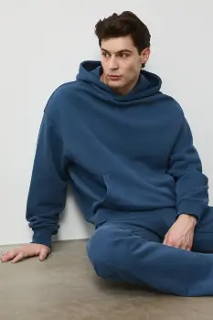 Medicine hanorac cu gluga pentru barbati, din bumbac imagine