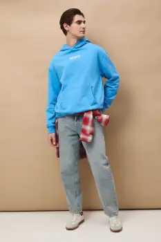 Medicine hanorac cu gluga pentru barbati, din bumbac imagine