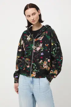 Medicine hanorac de bumbac culoarea negru, cu gluga imagine