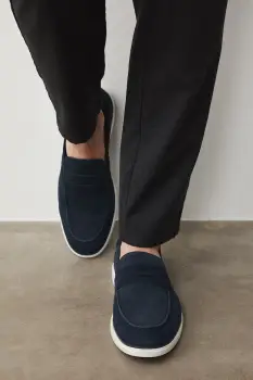 Medicine mocasini pentru barbati, din piele intoarsa imagine