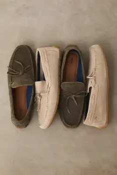 Medicine mocasini pentru barbati, din piele intoarsa imagine