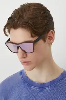 Medicine ochelari de soare barbati, culoarea maro imagine