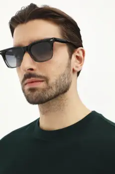 Medicine ochelari de soare barbati, culoarea negru imagine