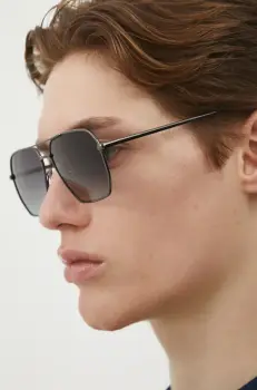 Medicine ochelari de soare barbati, culoarea negru imagine