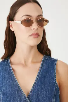 Medicine ochelari de soare culoarea maro imagine