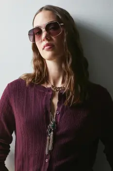 Medicine ochelari de soare culoarea roz imagine