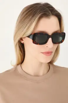 Medicine ochelari de soare femei, culoarea maro imagine