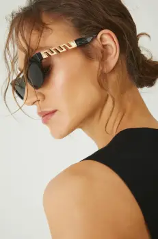 Medicine ochelari de soare femei, culoarea negru imagine