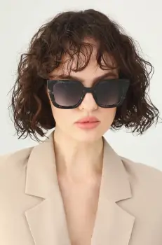 Medicine ochelari de soare femei, culoarea negru imagine