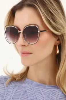 Medicine ochelari de soare femei, culoarea roz imagine