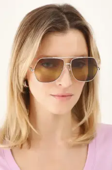 Medicine ochelari de soare femei, culoarea verde imagine