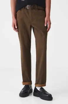 Medicine pantaloni barbati, culoarea maro, drept imagine