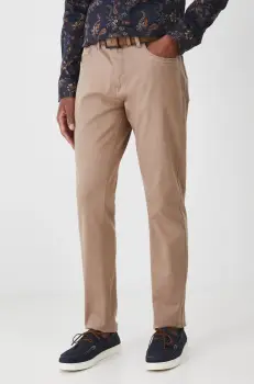 Medicine pantaloni barbati, culoarea maro, mulata imagine