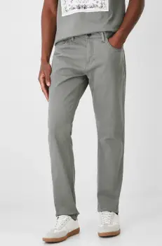 Medicine pantaloni barbati, culoarea verde, mulata imagine