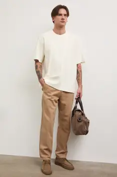 Medicine pantaloni chinos pentru barbati, cu lyocell imagine