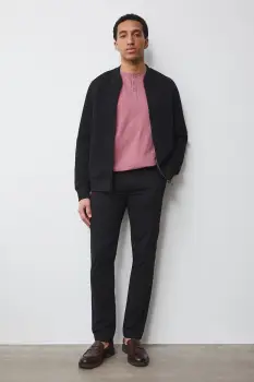 Medicine pantaloni chinos pentru barbati, din bumbac cu elastan imagine