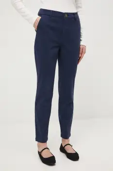 Medicine pantaloni chinos pentru femei, din bumbac cu elastan imagine