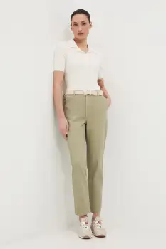 Medicine pantaloni chinos pentru femei, din bumbac cu elastan imagine