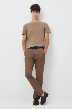 Medicine pantaloni culoarea maro imagine