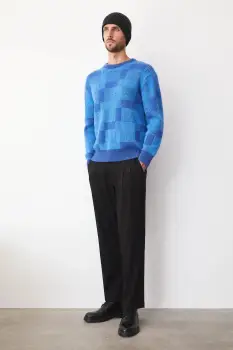 Medicine pantaloni culoarea negru, cu fason chinos imagine