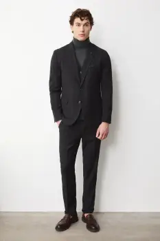 Medicine pantaloni culoarea negru, mulata imagine