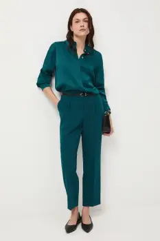 Medicine pantaloni culoarea verde imagine