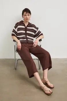 Medicine pantaloni culottes pentru femei, din lyocell imagine