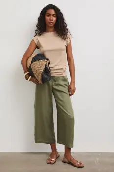 Medicine pantaloni culottes pentru femei, din lyocell imagine