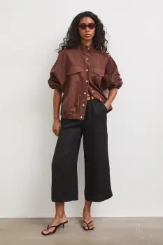 Medicine pantaloni culottes pentru femei, din lyocell imagine