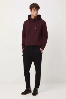 Medicine pantaloni de trening culoarea negru, neted imagine