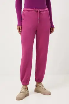 Medicine pantaloni de trening culoarea roz, neted imagine