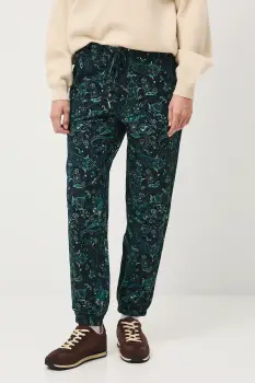 Medicine pantaloni de trening culoarea verde, modelator imagine