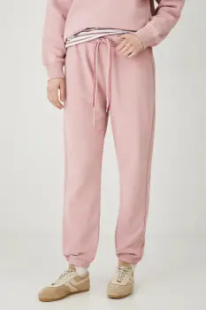 Medicine pantaloni de trening femei, culoarea roz, uni imagine