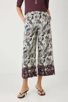 Medicine pantaloni fason culottes, high waist imagine