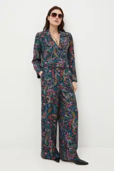 Medicine pantaloni lat, high waist imagine