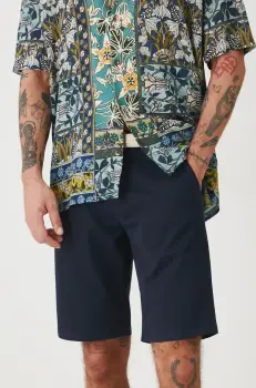 Medicine pantaloni scurti barbati, culoarea albastru marin imagine