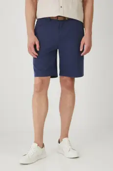 Medicine pantaloni scurti barbati, culoarea albastru marin, melanj imagine