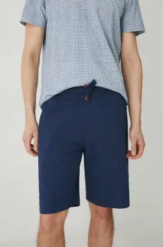 Medicine pantaloni scurti barbati, culoarea albastru marin, melanj imagine