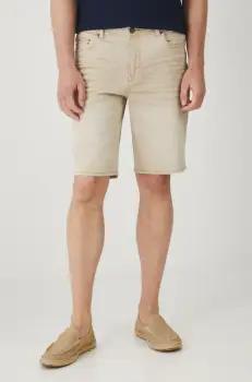 Medicine pantaloni scurti barbati, culoarea bej imagine