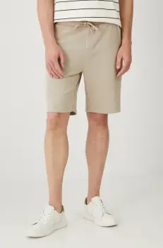 Medicine pantaloni scurti barbati, culoarea bej imagine