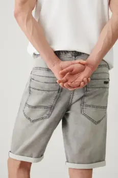 Medicine pantaloni scurti barbati, culoarea gri imagine