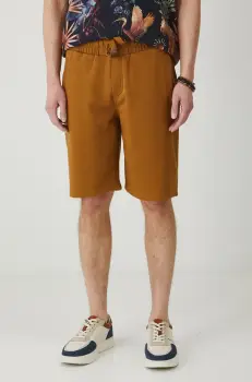 Medicine pantaloni scurti barbati, culoarea maro imagine