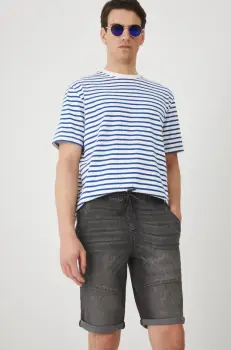 Medicine pantaloni scurti barbati, culoarea negru imagine