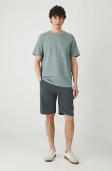 Medicine pantaloni scurti barbati, culoarea verde imagine