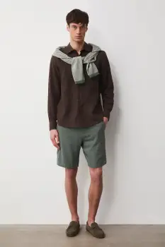 Medicine pantaloni scurti chinos pentru barbati, din in imagine